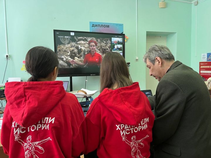 Активисты из Таканыша приняли участие в международном телемосте