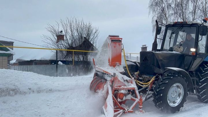 Зима не сдается: после морозов Мамадышский район атаковали метели
