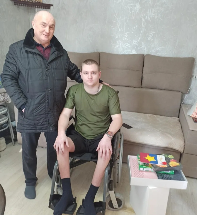 Мамадышские бойцы СВО принимали поздравления на дому