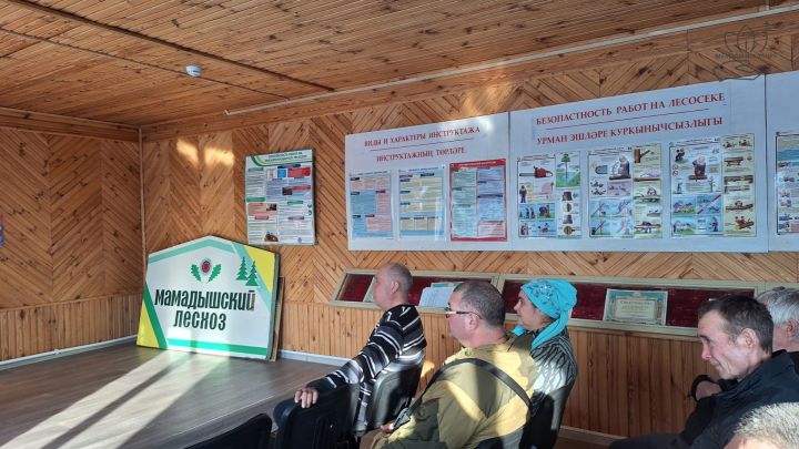 Специалисты Мамадышской ЦРБ провели выездную лекцию для работников лесхоза