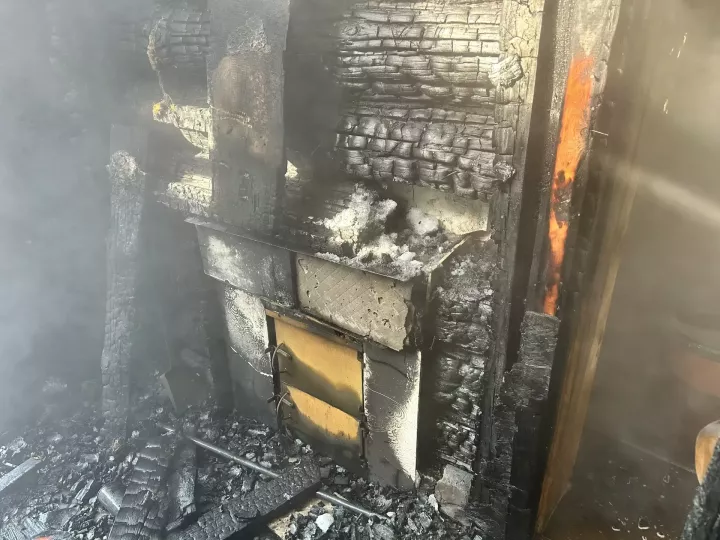 В Мамадышском районе из-за печи сгорела баня