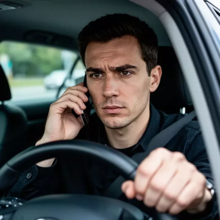 Штраф за телефон за рулем 2026: сколько составит, как фиксируют камеры