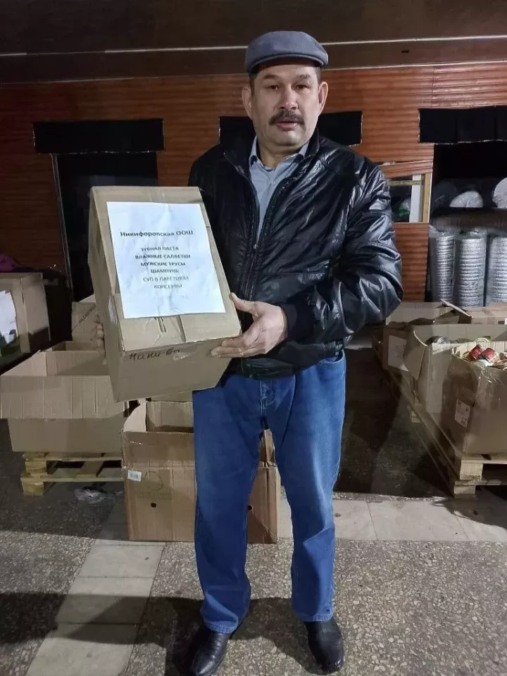 В Мамадыше собрали гуманитарную помощь для бойцов СВО