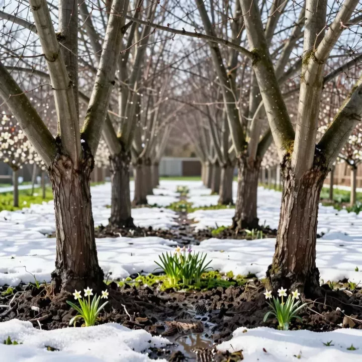 Работы в саду после схода снега: пошаговая инструкция