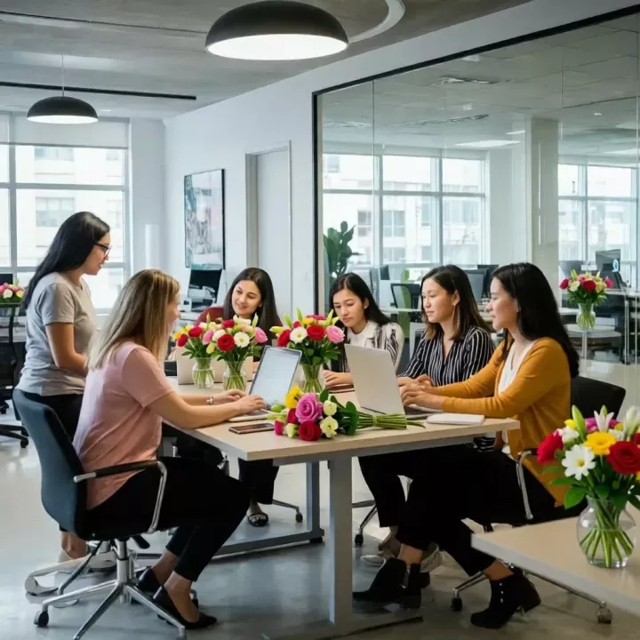 Как поздравить коллег с 8 марта 2026