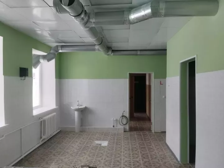 В Большешиинской школе Мамадышского района капитально ремонтируют пищеблок