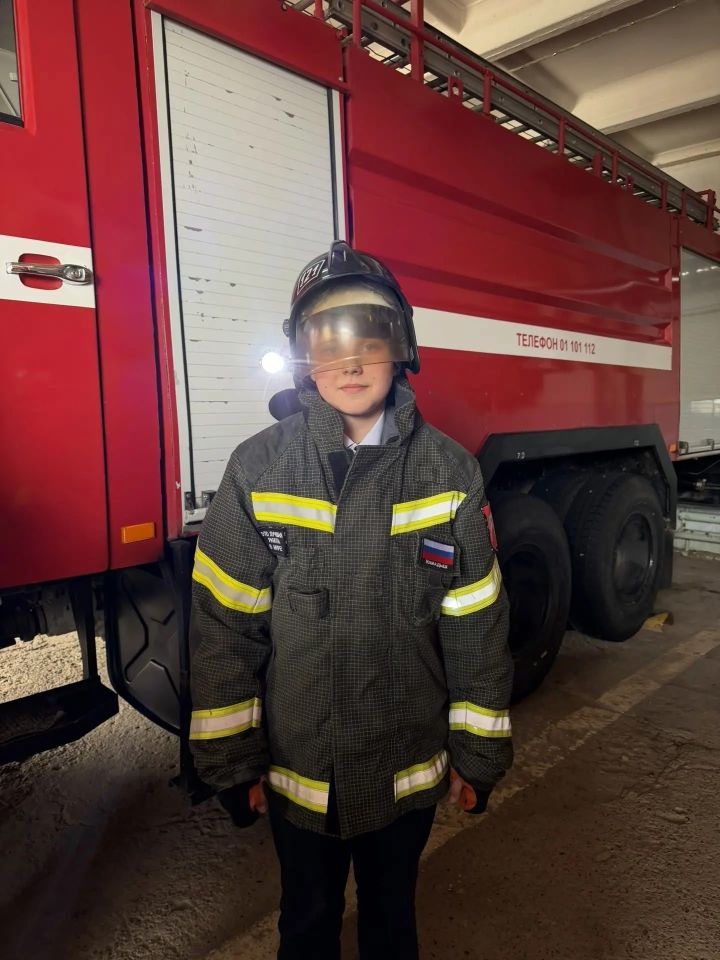 Экскурсия в пожарно-спасательную часть прошла для лицеистов Мамадыша