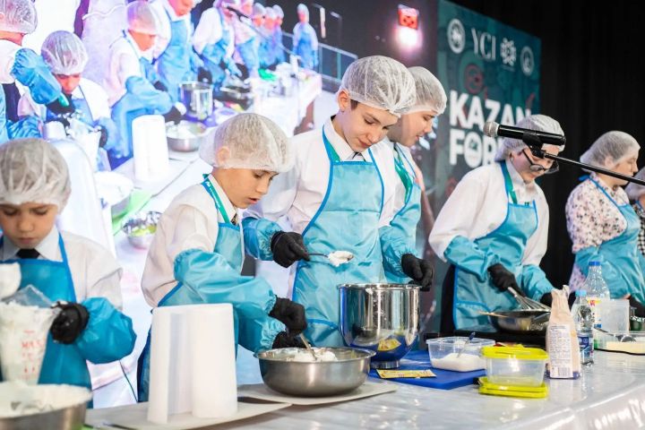 Юниор Лига на KazanForum: турнир молодых поваров