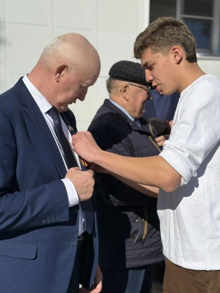 В Мамадыше стартовала патриотическая акция «Георгиевская лента»