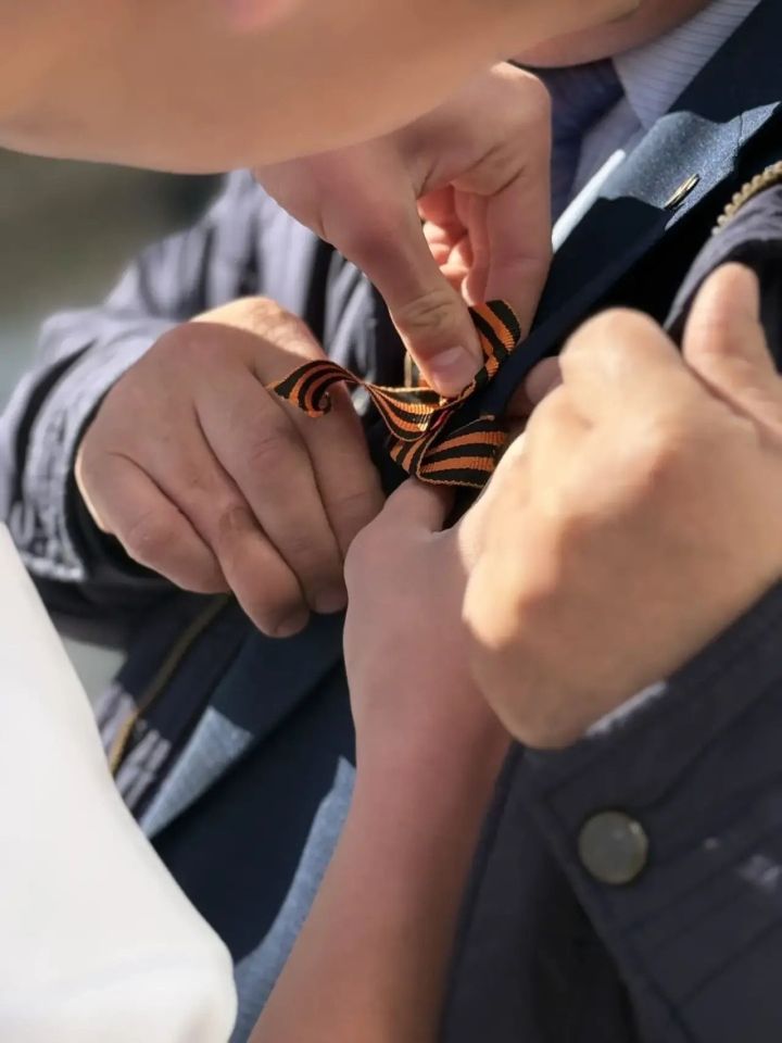 В Мамадыше стартовала патриотическая акция «Георгиевская лента»