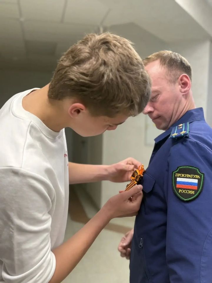 В Мамадыше стартовала патриотическая акция «Георгиевская лента»