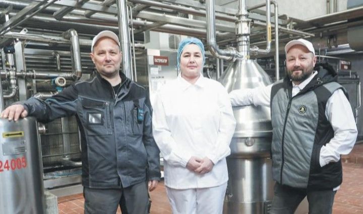Три поколения на мамадышском сырзаводе