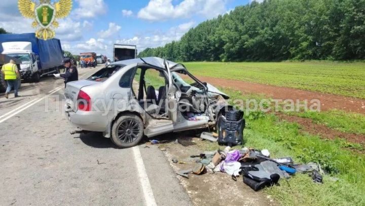 Годовалый малыш и двое взрослых погибли в ДТП в Мамадышском районе