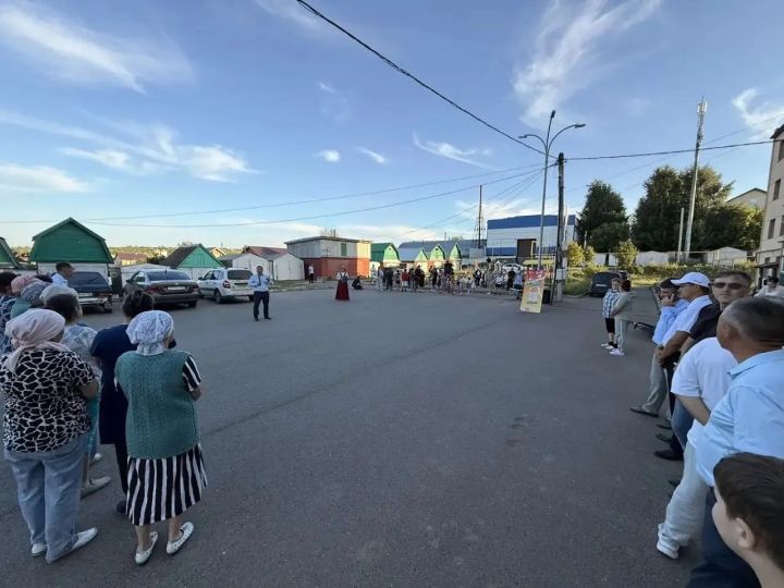 Встреча главы района с населением состоялась в рамках «Лето в Татарстане»