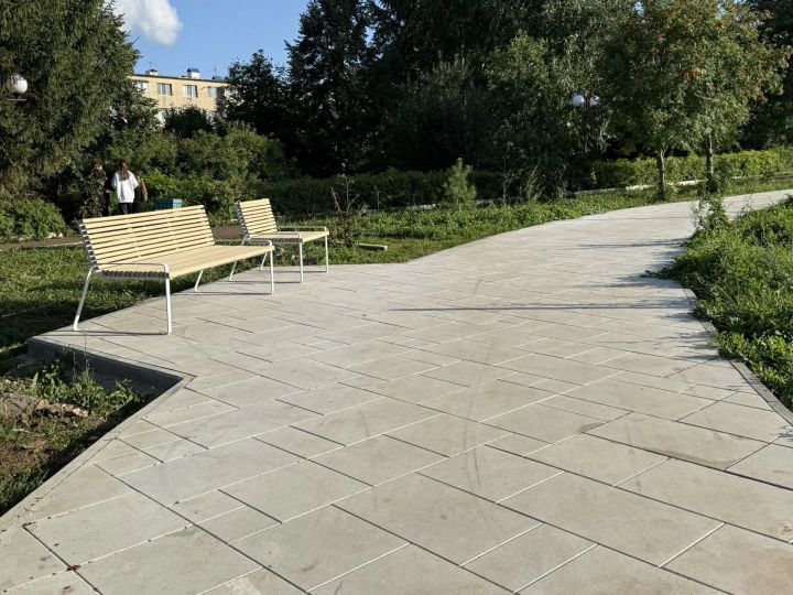В Парке Победы Мамадыша начался новый этап благоустройства
