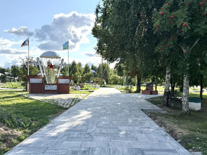 В Парке Победы Мамадыша начался новый этап благоустройства