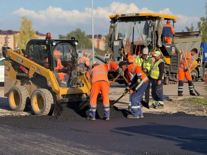 Глава Мамадышского района оценил ремонт дороги на Беркасовской